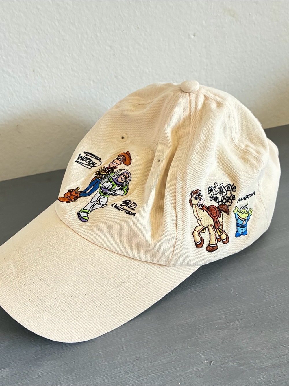 Vintage 90s Disneyland Resort Toy Story Baseball Hat Cap Woody Buzz Lightyear